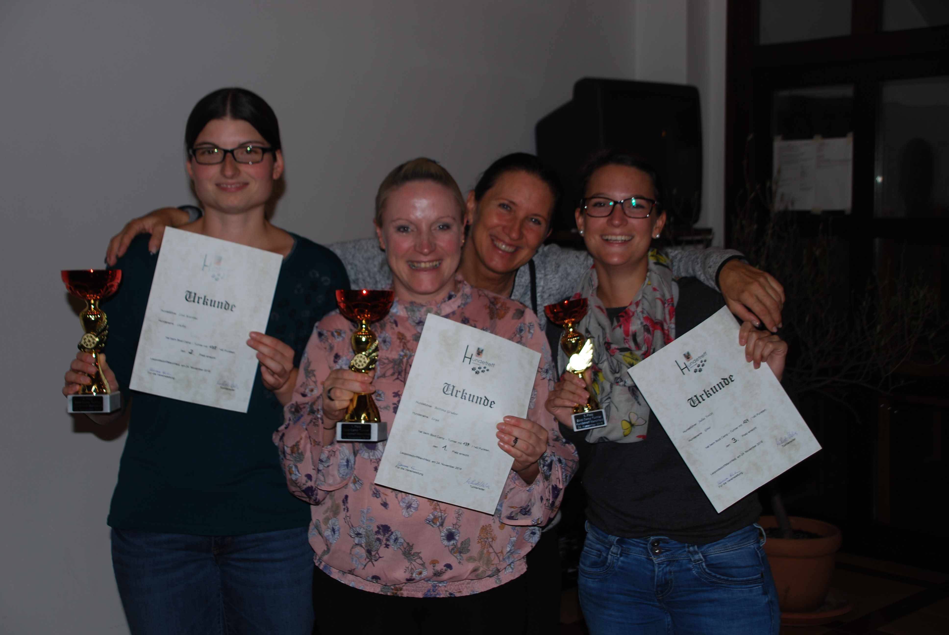 Siegerehrung Boot Camp Turnier Herbst 2018